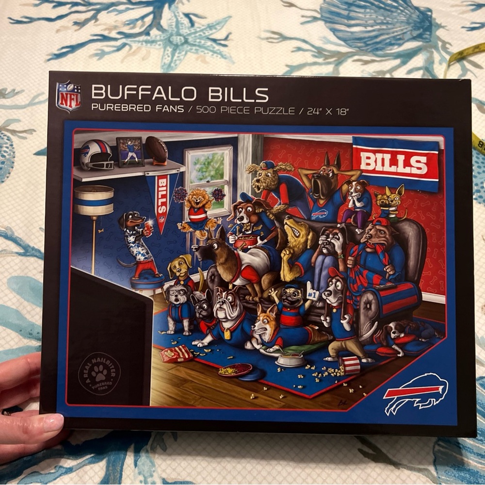 YouTheFan NFL Buffalo Bills NFL Purebred Fans A Real Nailbiter, Team Colors, 500